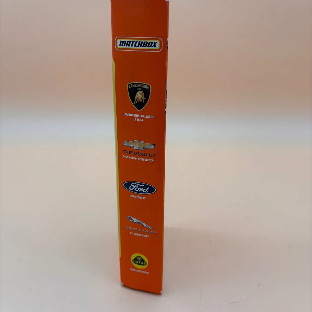 Matchbox MBX Exotic 5-Pack 70th Anni Lamborghini Corvette Ford Jaguar E-Type